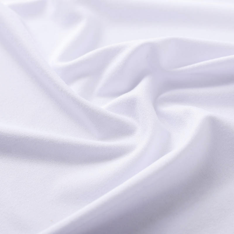 Tissu plat en fourrure double face en soie de lait 100D