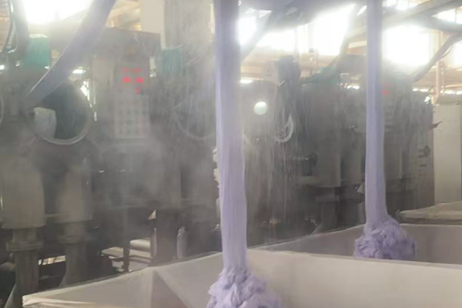 Production en usine de teinture-produit semi-fini hors du cylindre