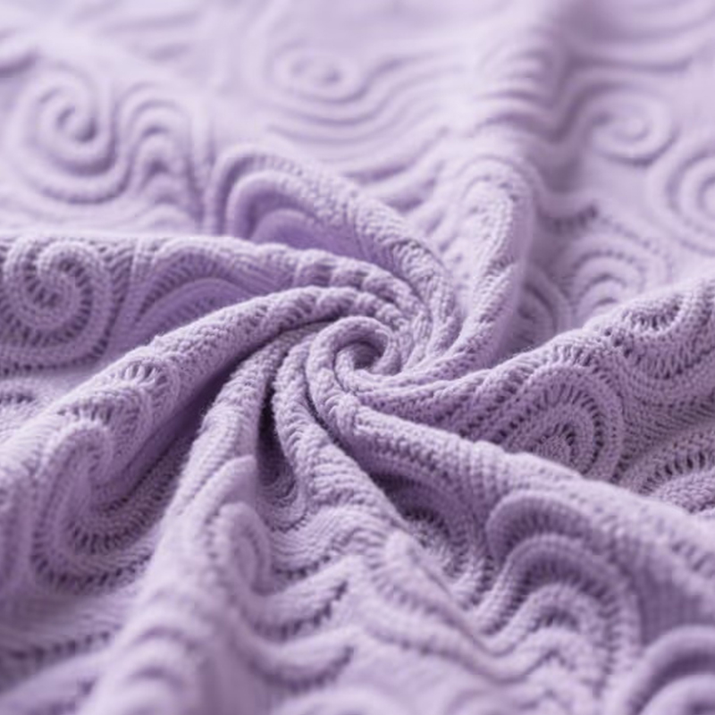 Tissu jacquard transfert convexe creux