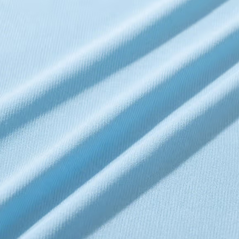 Tissu de protection solaire uni en soie glacée