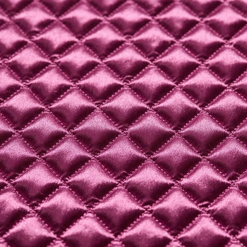 Tissu imitation brocart à grille diamant